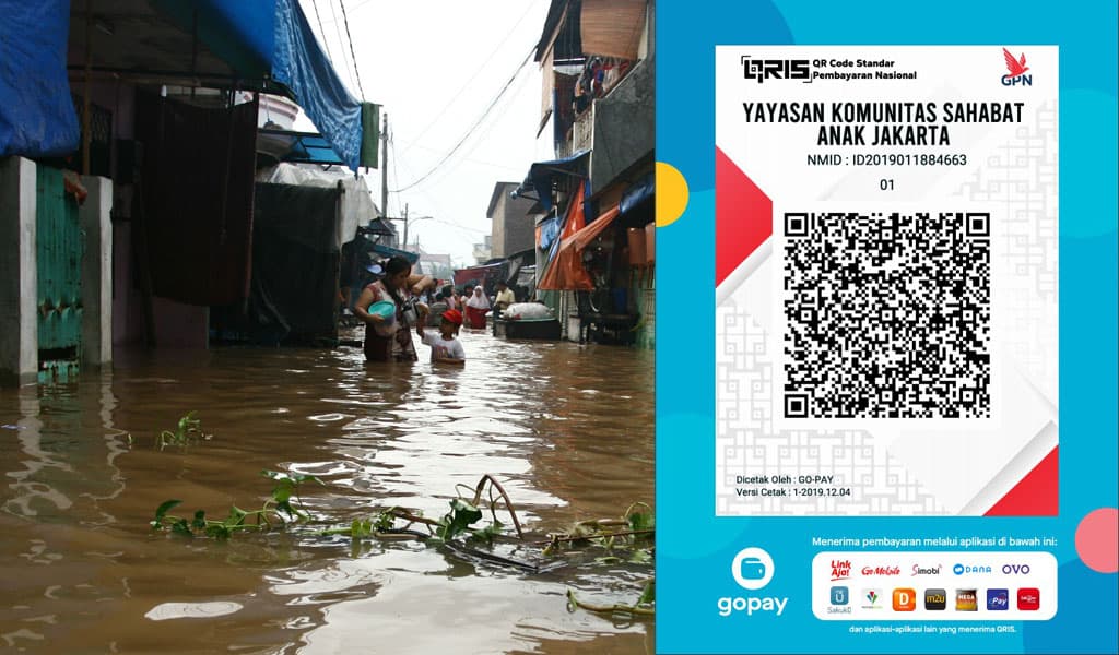 PENGGALANGAN BANTUAN BANJIR OLEH SAHABAT ANAK