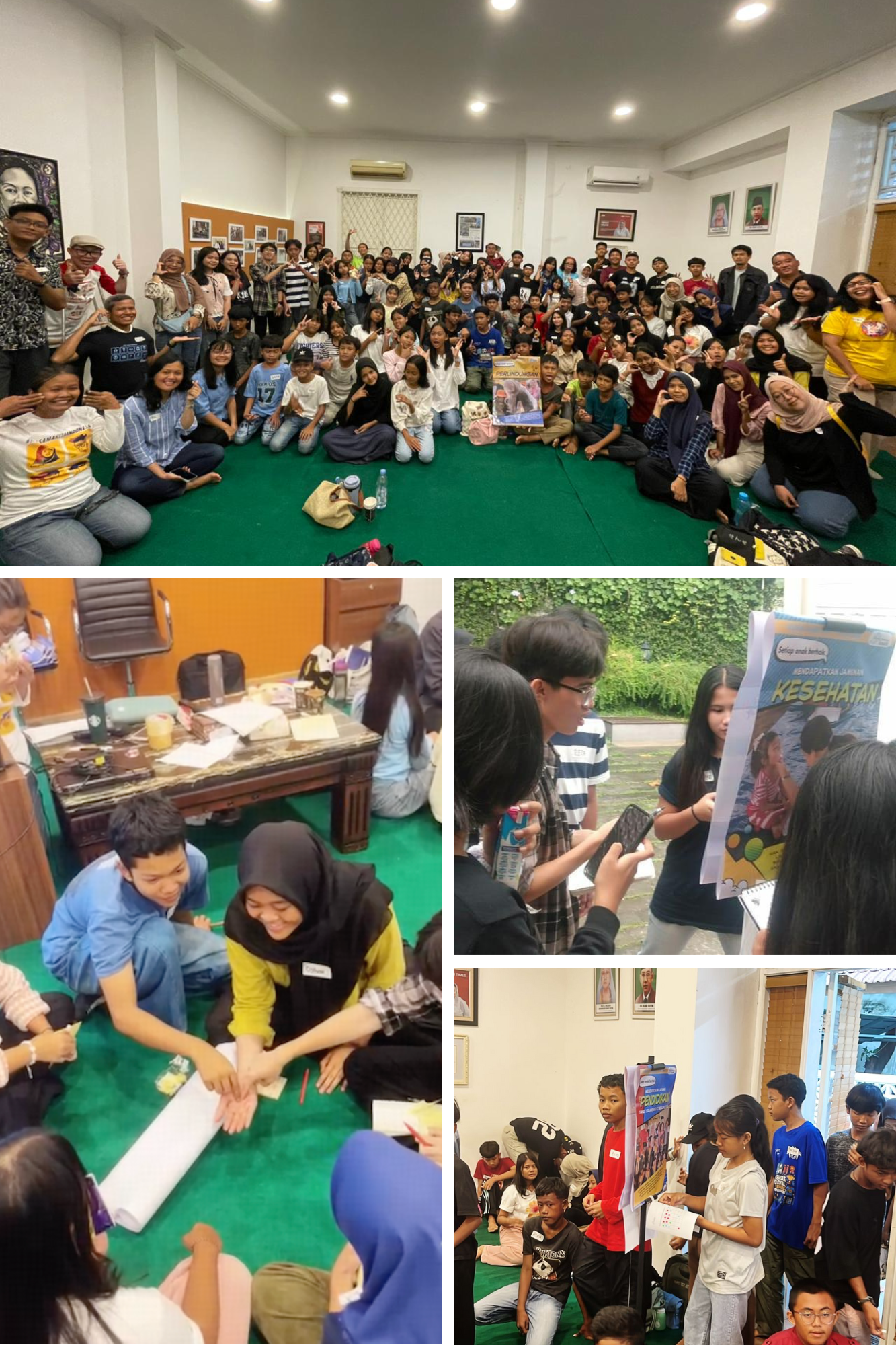 Mendengarkan Suara Anak Melalui FGD Anak, untuk Gerakan Sahabat Anak 2026, di Griya Gus Dur, Sabtu 8 November 2025